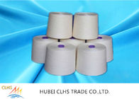 Ruwe Witte 100% Ring Spun Polyester Yarn 30S/2 30S/3 voor het Naaien