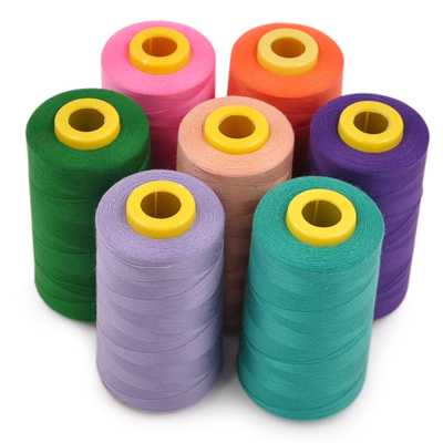 In voorraad 3000 Yards Hilos De Coser Spun Polyester Naai Garens TKT Garen 40/2 Polyester Naai Garens