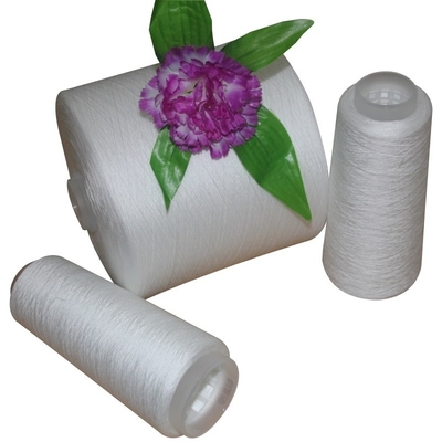 Raw White 40/2 50/2 60/2 100% Ring Spun Polyester Garne voor het verven van kleurgarens