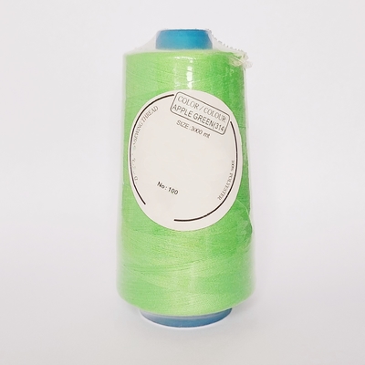 Groothandel 100% gesponnen polyester naalddraad 40/2 3000yds Fabriek direct naalddraad