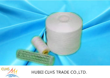 100% Ring Spun 40/2 Polyester garen Ruw wit papier/Plastic Cone