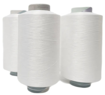 150D/48F/2 300D/96F/2 Raw White SD NIM 100% polyester DTY garen Polyester filament garen
