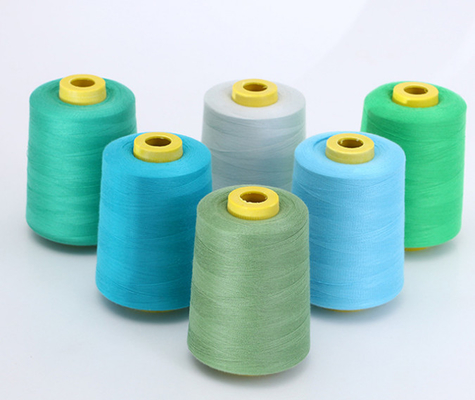 Multikleur 40/2 100% Gesponnen Polyester Naaiende Draad voor Overlock