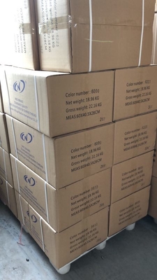 40/2 Kleuren 100% polyester naad met gekleurd patroon