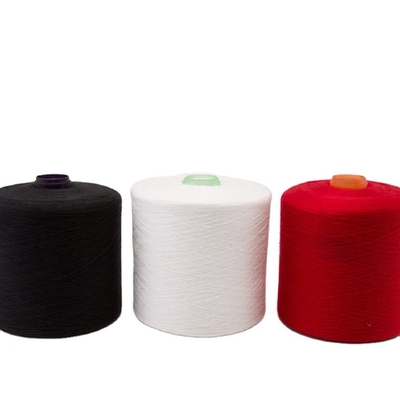 20/2, 40/2, 60/2 Geverfde kleuren Gedrukt 100% polyester Ring Spun Geverfd garen