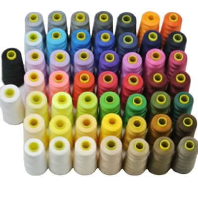 Multicolor Optioneel 20/2 30/2 40/2 50/2 Polyester naaigarn gesponnen Polyester naaigarn