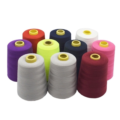 5000 Yards Naaddraad Polyester Naaddraad Multi-Kleur Fabriek Groothandel Polyester Draden