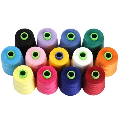 China 8000 Yards Polyester Naad Spun Polyester Naad Draden Voor Kleding Hot Sale