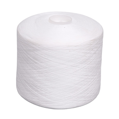 Warm verkrijgbare ruwe witte kunststof kegel 100% polyester ring gesponnen garen 20/2, 30/2, 40/2