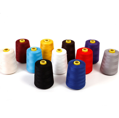 Aanpasbare lengte polyester naaigarn Multi-color polyester draad Groothandel