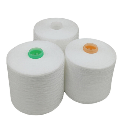 20/2 40/2 Bright Ring Spun Polyester Garne Op Plastic / Paper Cone Met 100%