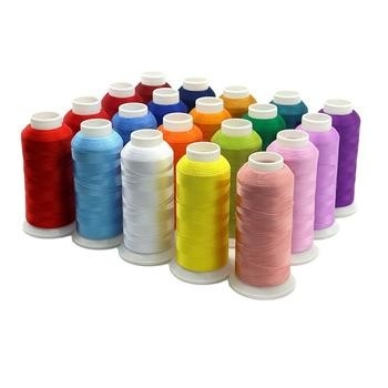 Kleurrijk geverfd naalddraad Polyester 402 Naalddraad In voorraad