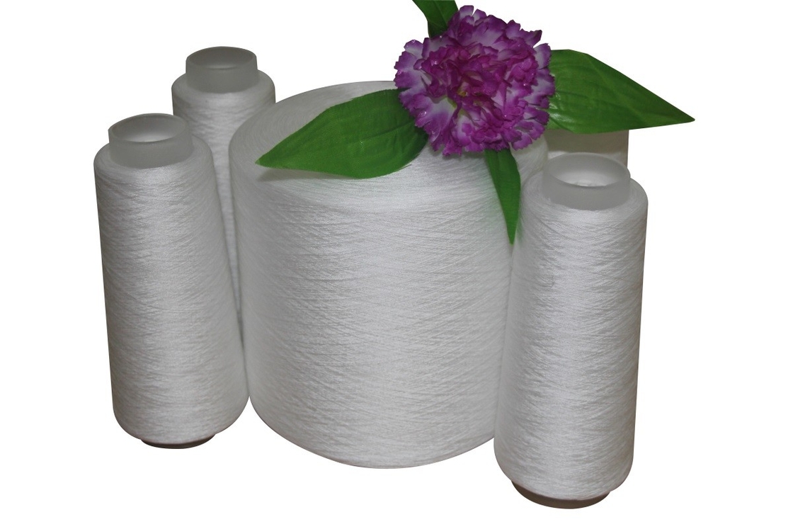 60/2, 80/2, 40/2 100% polyester ring gesponnen garen ruw wit voor naaien