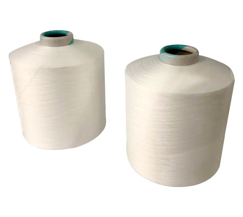 150D/48F/2 300D/96F/2 Raw White SD NIM 100% polyester DTY garen Polyester filament garen
