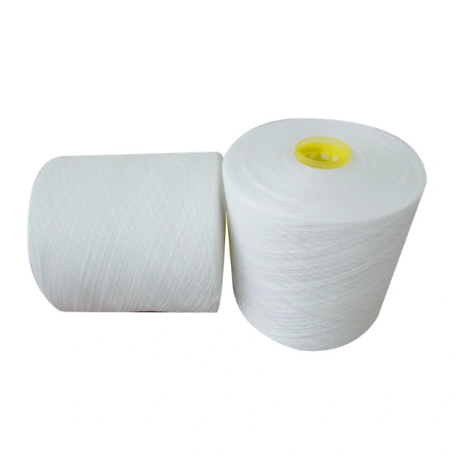 40/2, 50/2, 60/2 Single Twist Polyester Core Spun Garment, Polyester weefgarens minder gebroken uiteinden