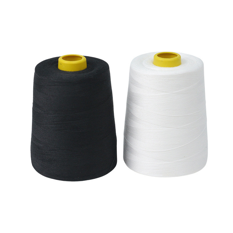 Goedkwaliteit 40/2 Zwart Naad 100% Polyester Naad Fabriek Groothandelsprijs