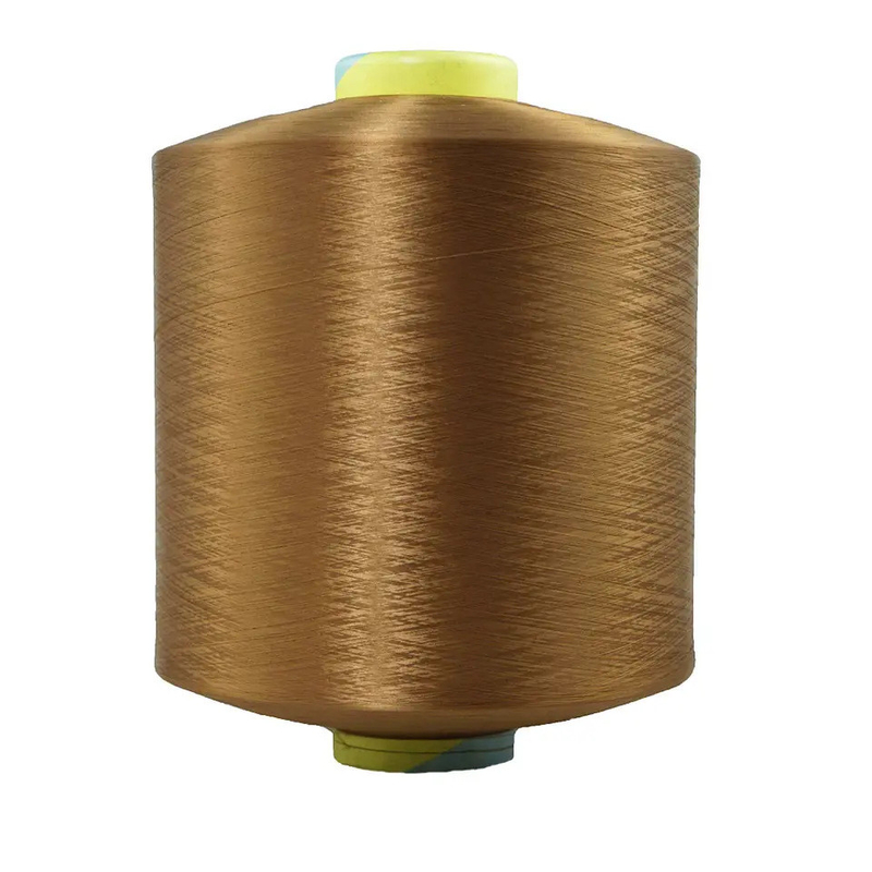 Kleuren Zwart Wit Blauw Rood Bruin 100% Polyester Filament Garens Dty Polyester Textured Garens