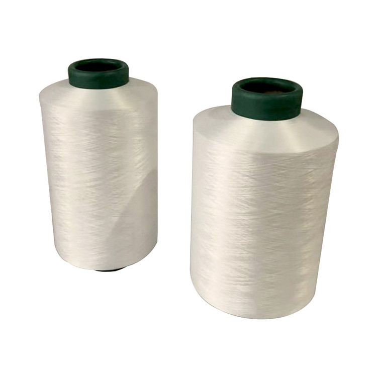Semi-dull wit NIM 150d/48f 100% polyester filament garen voor breien weven